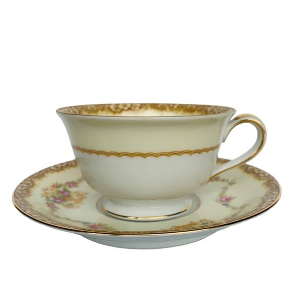 1933 Noritake China Teacup & Saucer - Picture 2 of 14